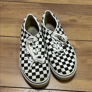 Vans Classic Black and White Checkered Shoes